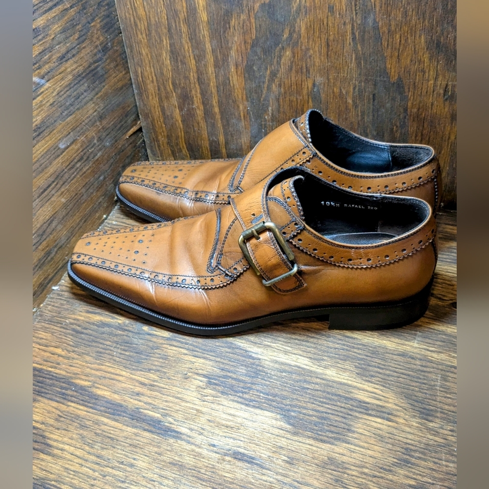 Vintage Dress Shoes Donald J Pliner Made In Mountains Of‎ Italy Mens Size 10.5 - Picture 2 of 5